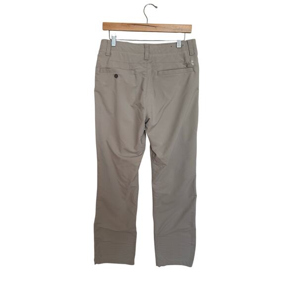 Under Armour Match Play Pants Men’s 32x32 Khaki Tan Performance Golf Casual Tech - Picture 4 of 6